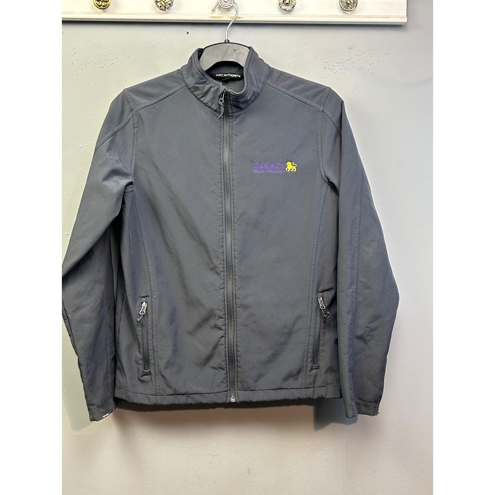 Legacy Early College Port Authority Jacket Youth XL Gray Full Zip Softshell
